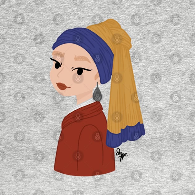 Modern Muses - A Girl w/ The Pearl Earring by inggaalifa.jpeg